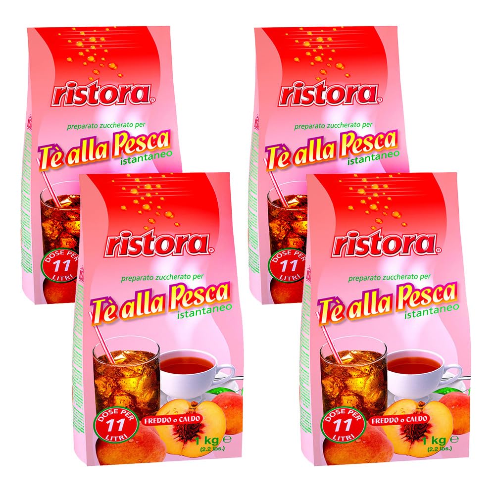 SET Ristora Preparato Istantaneo per Tè alla Pesca, 4kg