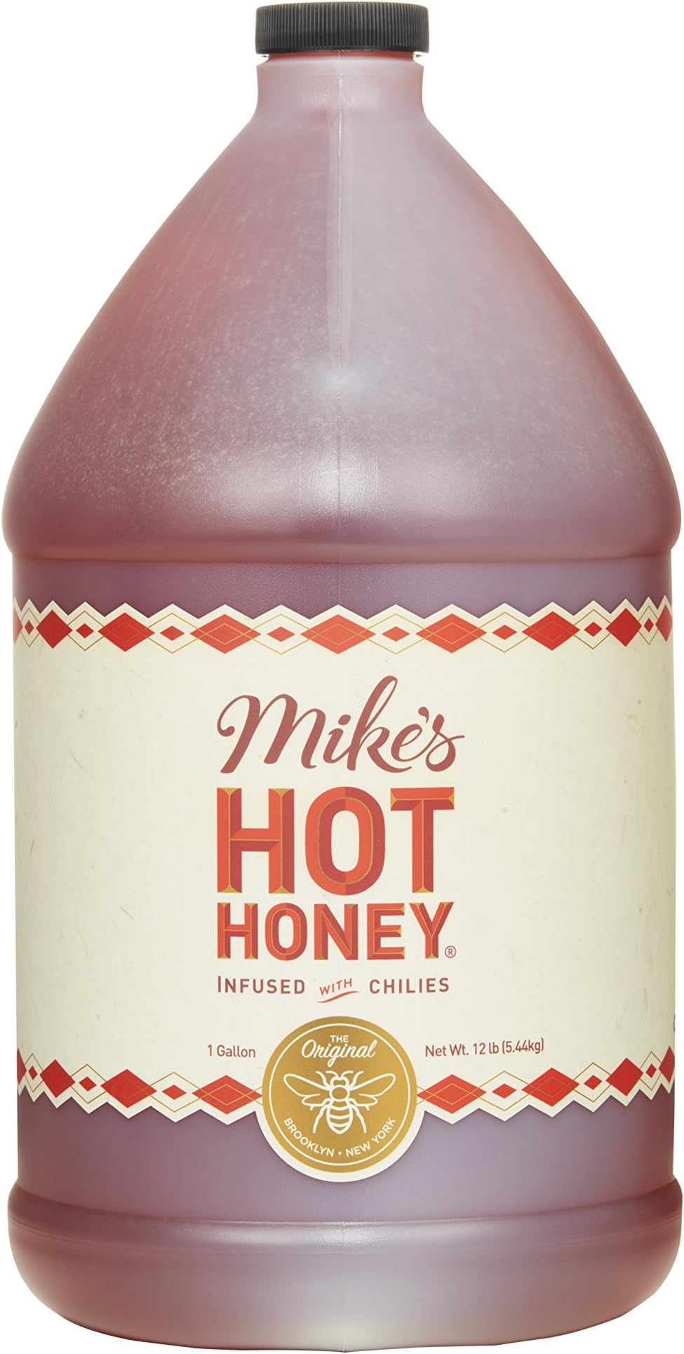 Mike's Hot Honey, America's #1 Brand of Hot Honey, Spicy Honey Infused with Chili Peppers, Certifiied-Kosher, Gluten-Free, Paleo-Friendly, Sweet Heat, Perfect for Hot Sauce Lovers (192oz Jug, 1 Pack)
