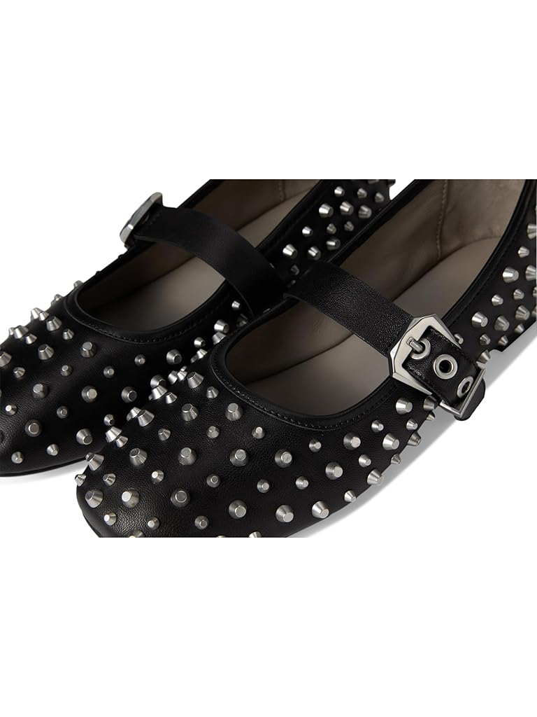 Black AllSaints Holly Stud Shoes