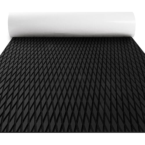 FOCEAN Boat Flooring - EVA Foam Sea Boat Decking Diamond Marine Deck Mats for Bass Boats Pontoon Boats Jon Boats RV Yacht Kayak Floor