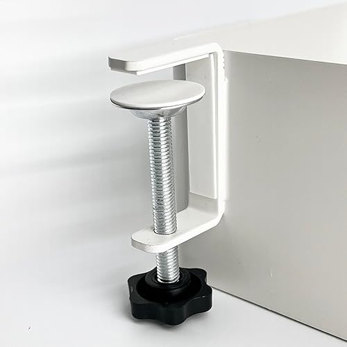 Miniatura 6 de Almacenamiento lateral de escritorio con capacidad para colgar hasta 11 lbls lateral del escritorio, abrazadera en el borde de la mesa para