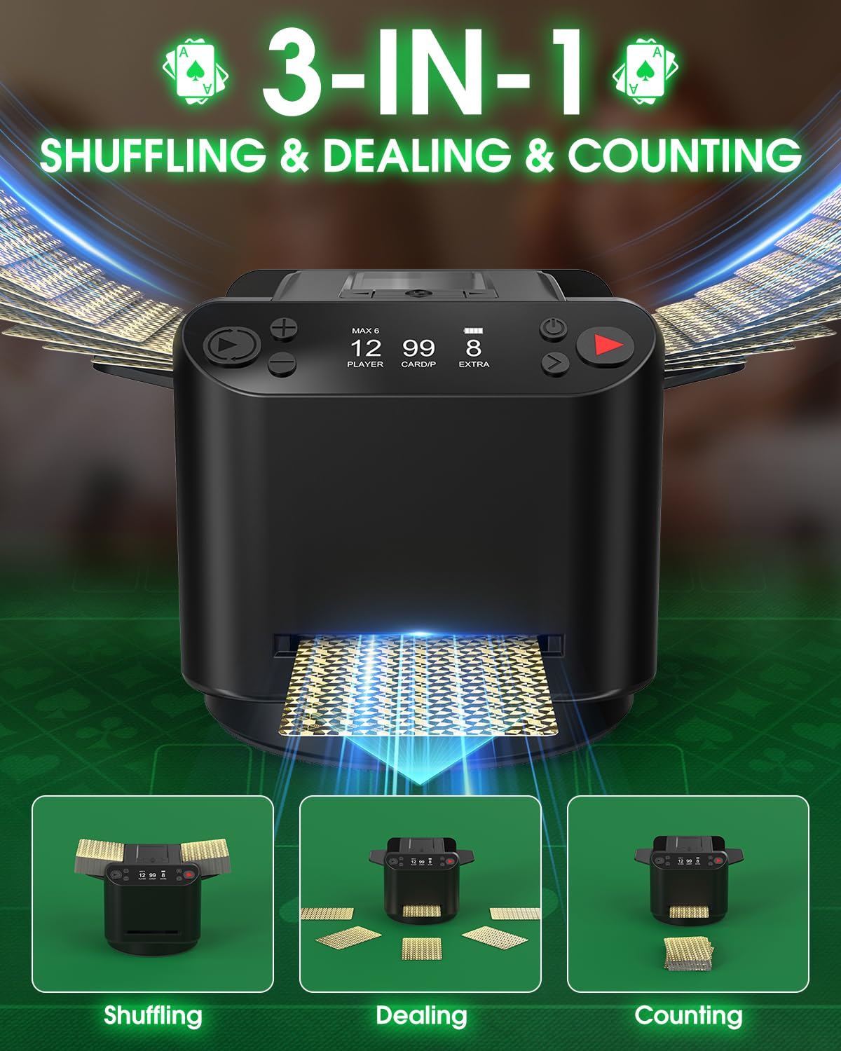 Mélangeur De Carte S Automatique Distributeur De Cartes électrique Pour Mélangeur Carte