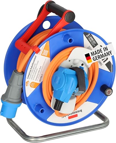 Brennenstuhl Enrouleur de câble de camping CEE 230 V 25 m…