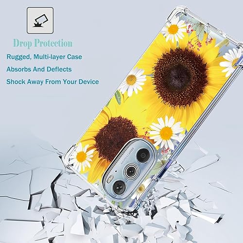 Miniatura 7 de Funda de teléfono para Motorola Edge Plus 2022/Motorola Edge 30 Pro/Moto Edge X30 XT2201-1, funda protectora delgada a prueba de golpes con patrón