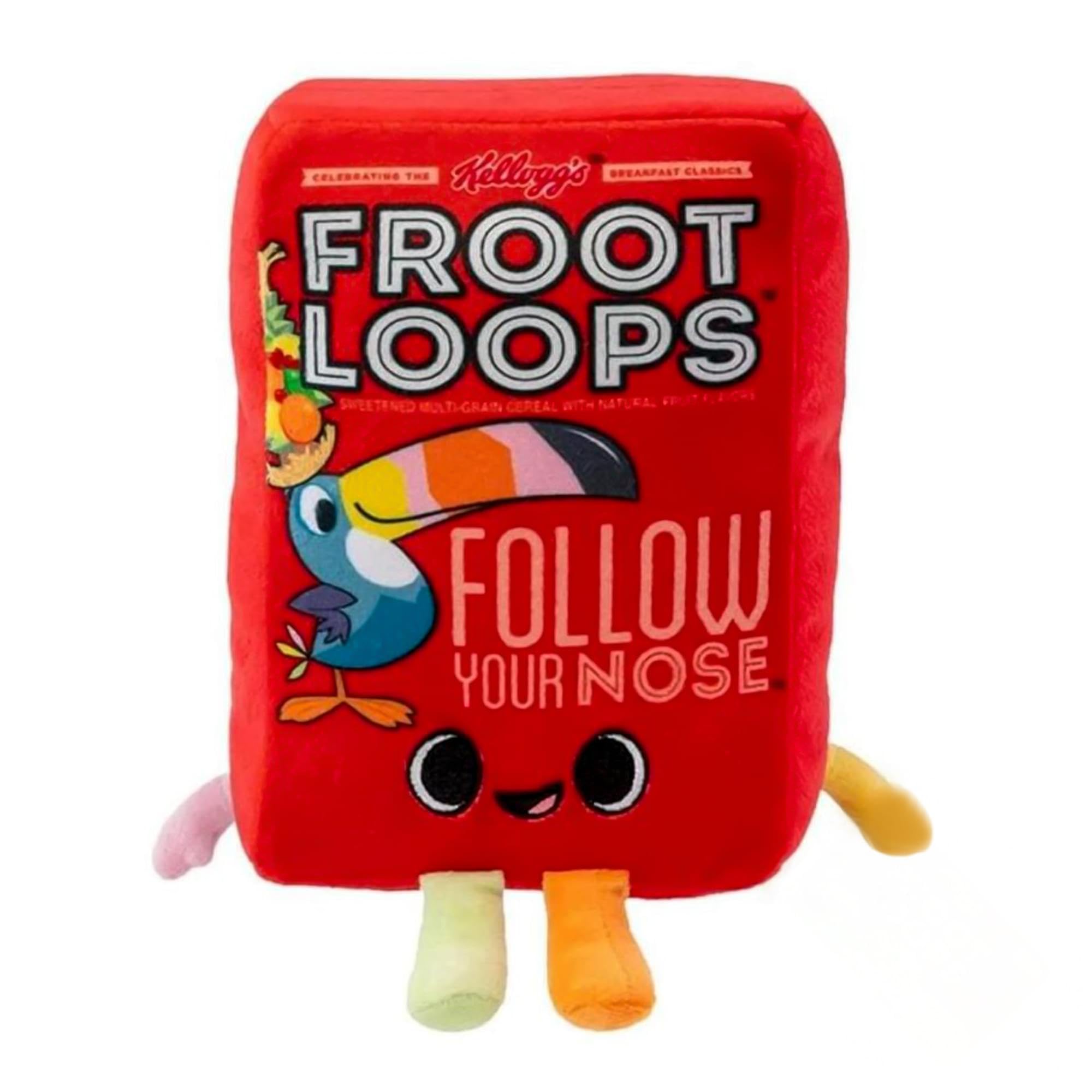 Pop! Plush: Kelloggs - Froot Loops Cereal Box - Collectable Soft Toy - Birthday Gift Idea - Official Merchandise - Stuffed Plushie for Kids and Adults - Ideal for Ad Icons Fans and Girlfriends