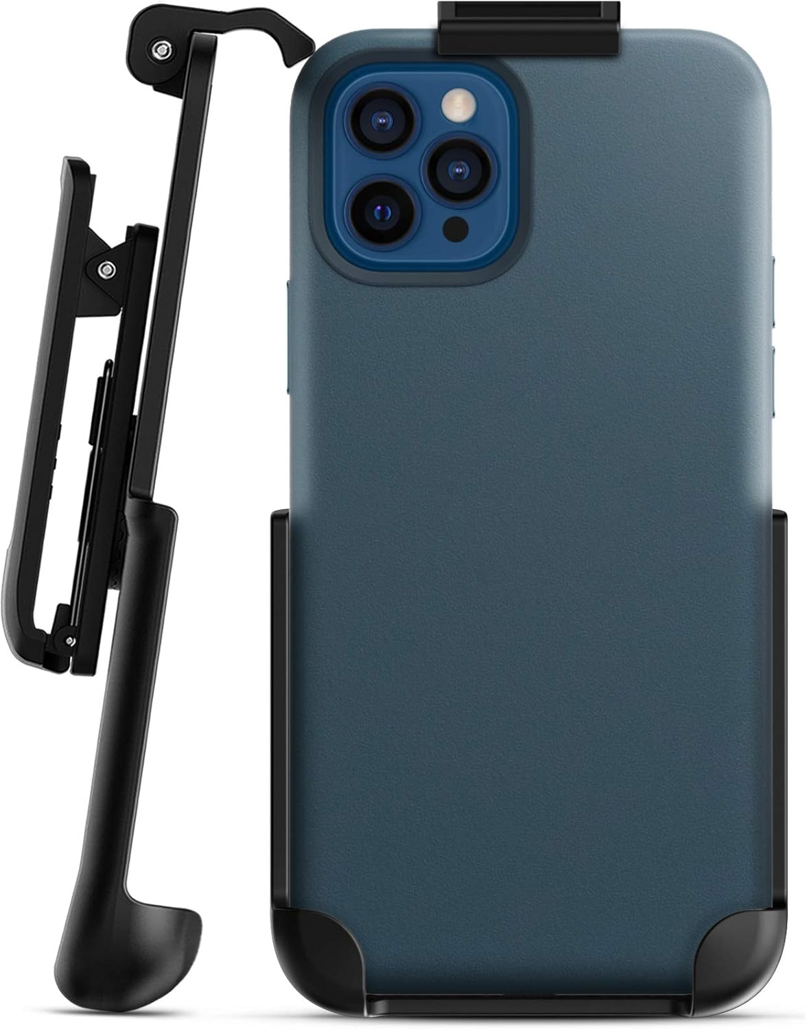 Belt Clip Compatible with Apple Leather Case (iPhone 12 Pro Max) Holster Only (Apple Leather)