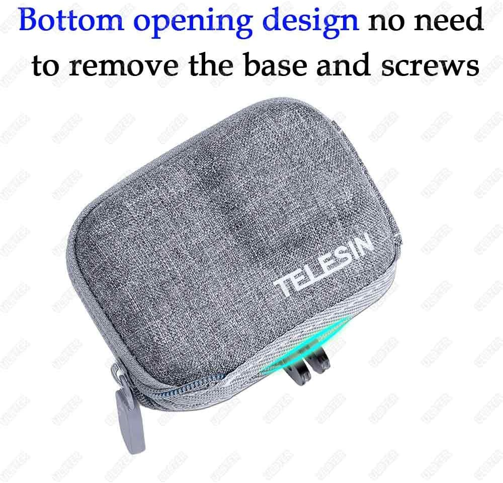 ULBTER Mini Storage Bag Case for GoPro Hero12 Hero11 Hero10 Hero9 Hero8 Black + GoPro Hero 12 11 10 9 8 Rubber Lens Cap Cover - Image 5