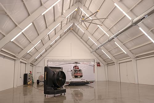 Miniatura 8 de Big Ass Fans - Enfriador evaporativo portátil Cool-Space (Cool-Space 400), ventilador de 36 pulgadas de diámetro, uso en interiores o exteriores,