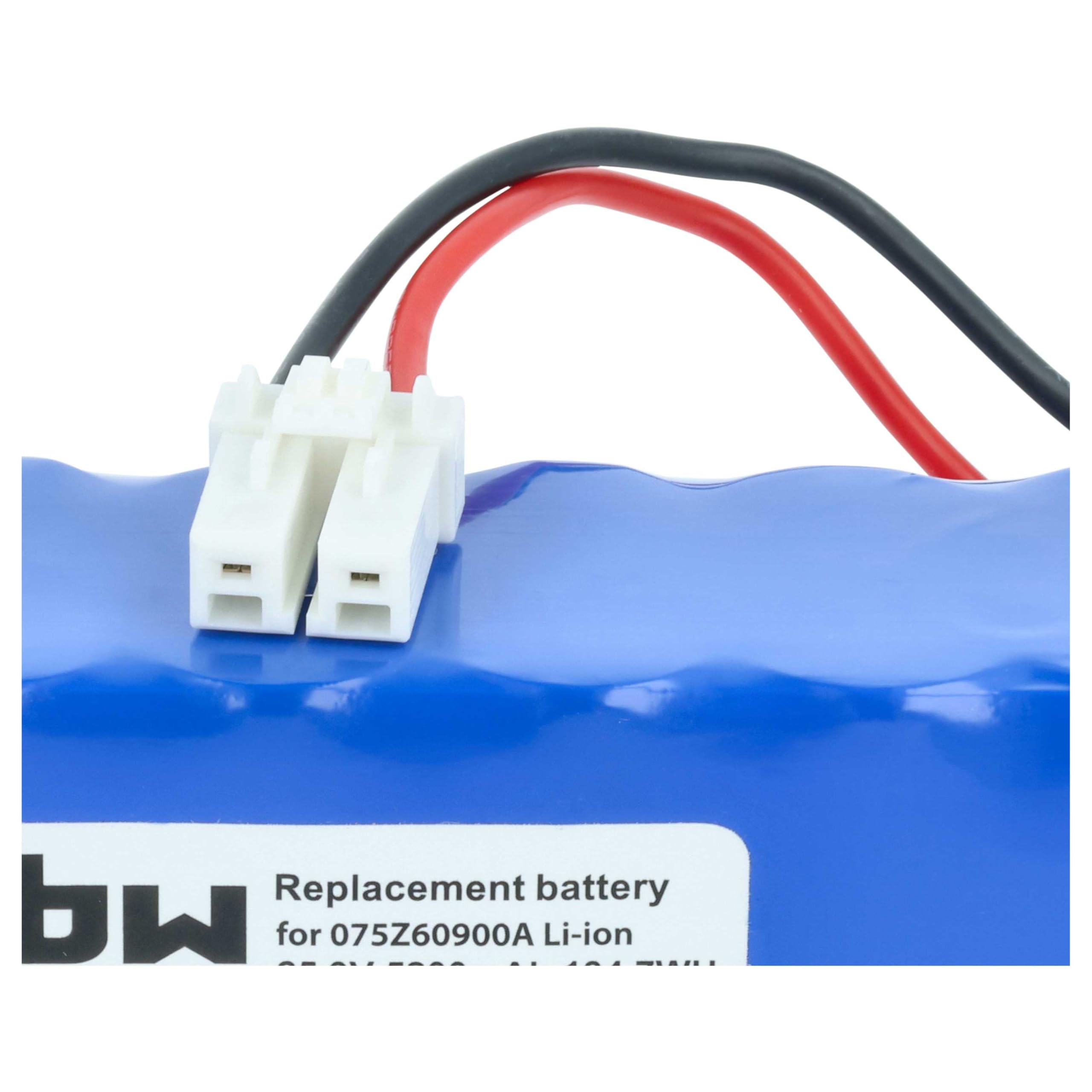 vhbw batteria sostituisce Ambrogio 075Z60900A, 050Z38600A, 050Z36600A per rasaerba 5200mAh, 25,9V, Li-Ion
