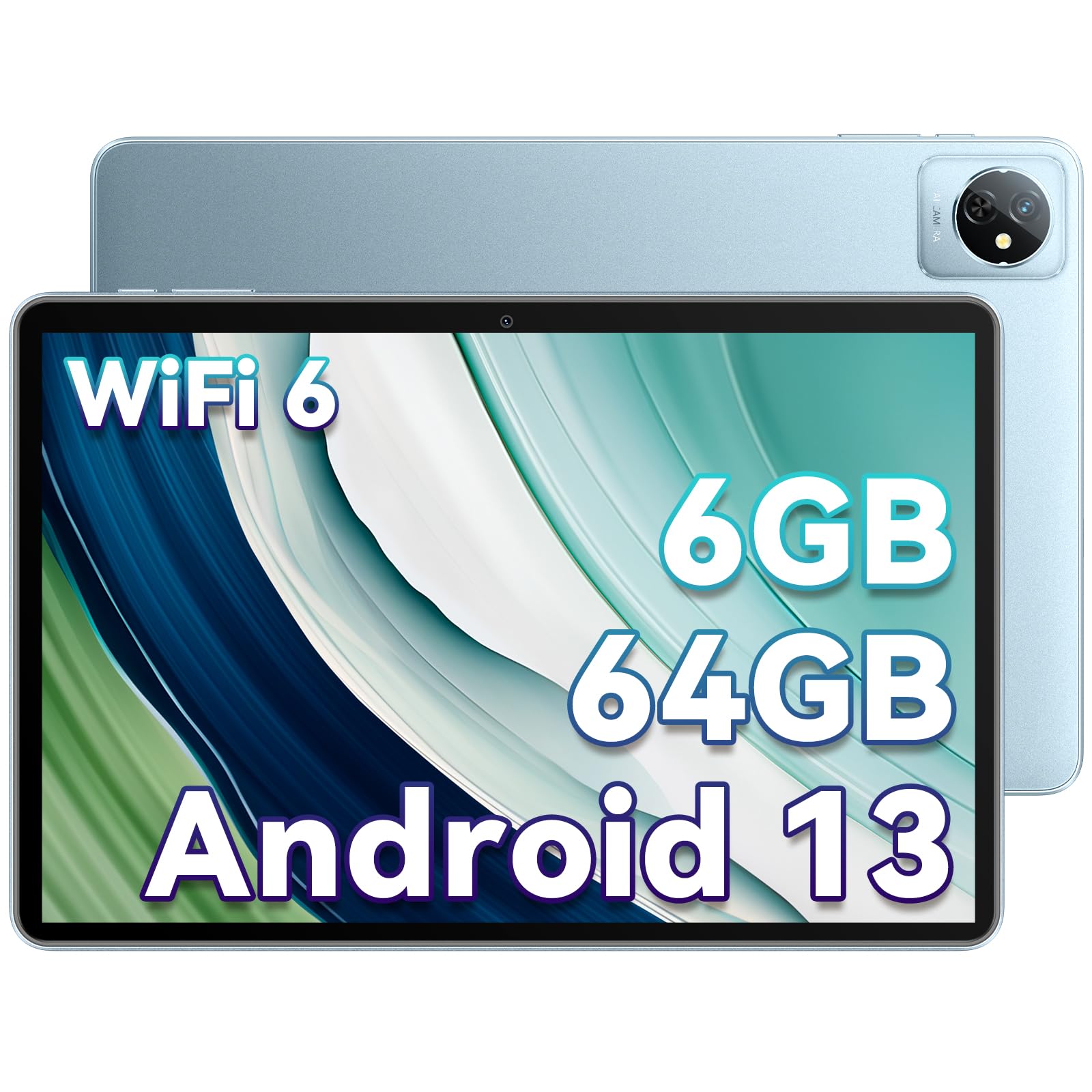Blackview Tab 30 WiFi Tablet 10 Inch Android 13, Octa-Core 6GB RAM