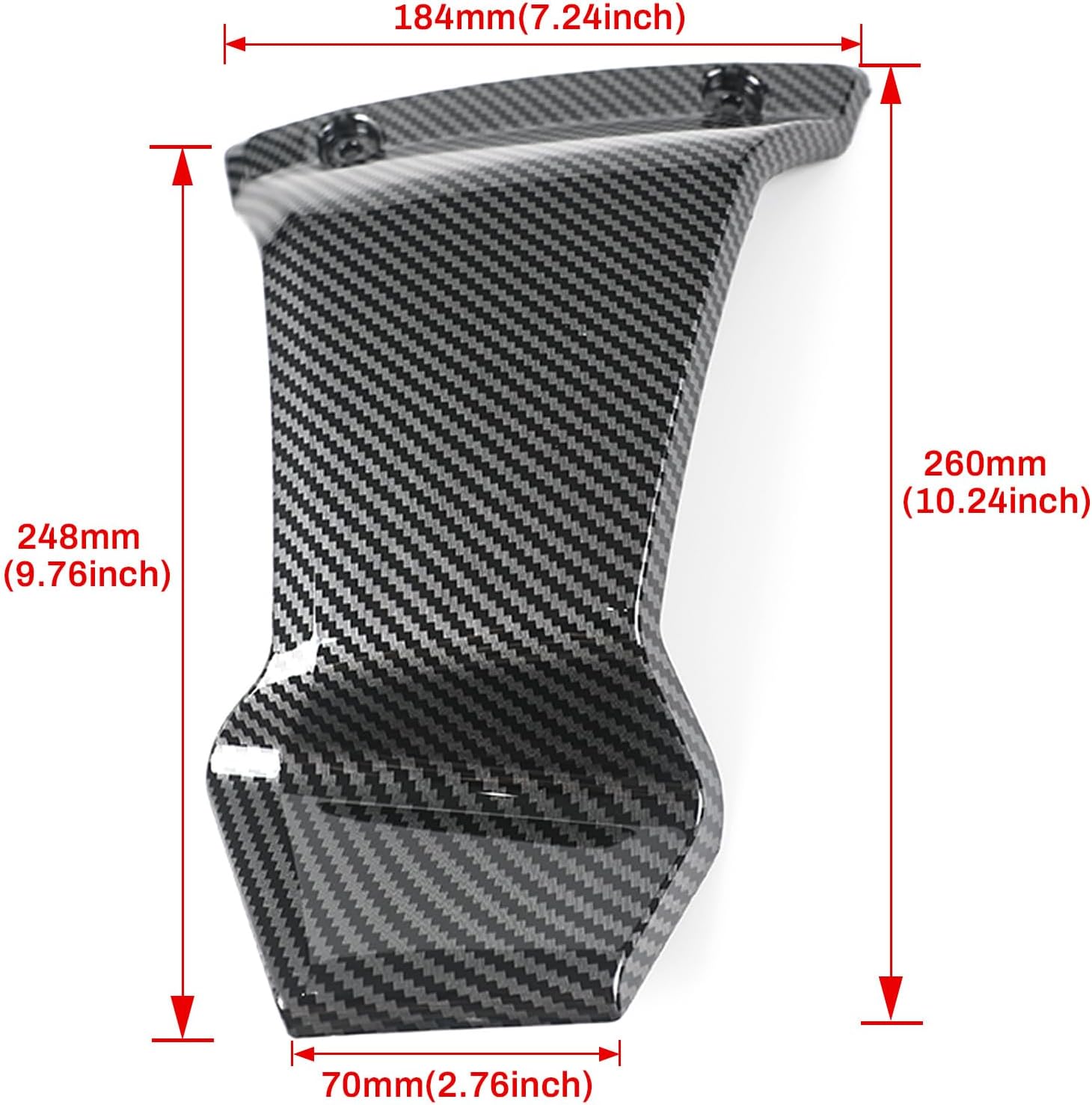 for Ryker Front Grill Trims, Carbon Fiber Front Grill Trims Lower Grill Protector for Can-Am Ryker 600, 900, Sport & Rally Editions Accessories All Models(2PCS, Replaces #219400947)