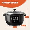 Instant Pot Superior Slow Cooker/Slow Cooker, 7.1L Multi Cooker / 4 Cooking Functions (Slow Cooking, Frying, Steaming and Keeping Hot Function) Dishwasher Safe - 800W