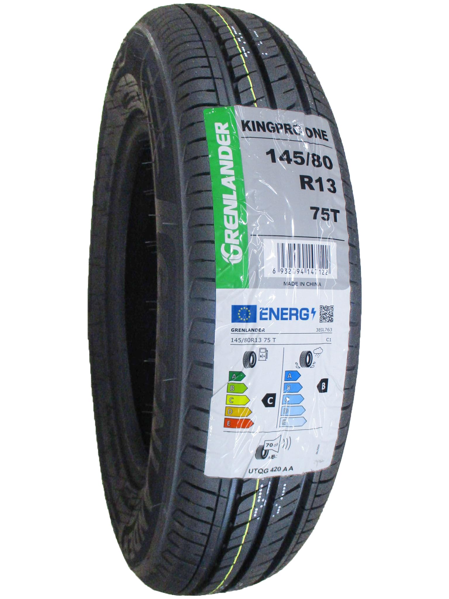 GRENLANDER(グリンランダー) サマータイヤ KINGPRO ONE 145/80R13 75T 4本セット - 4