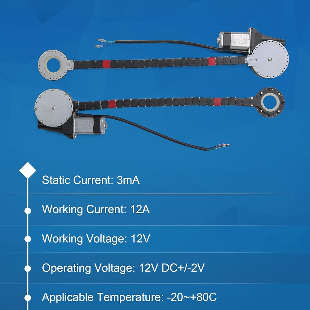 JDMSPEED New Universal Electric Power Window Lift Regulator Conversion