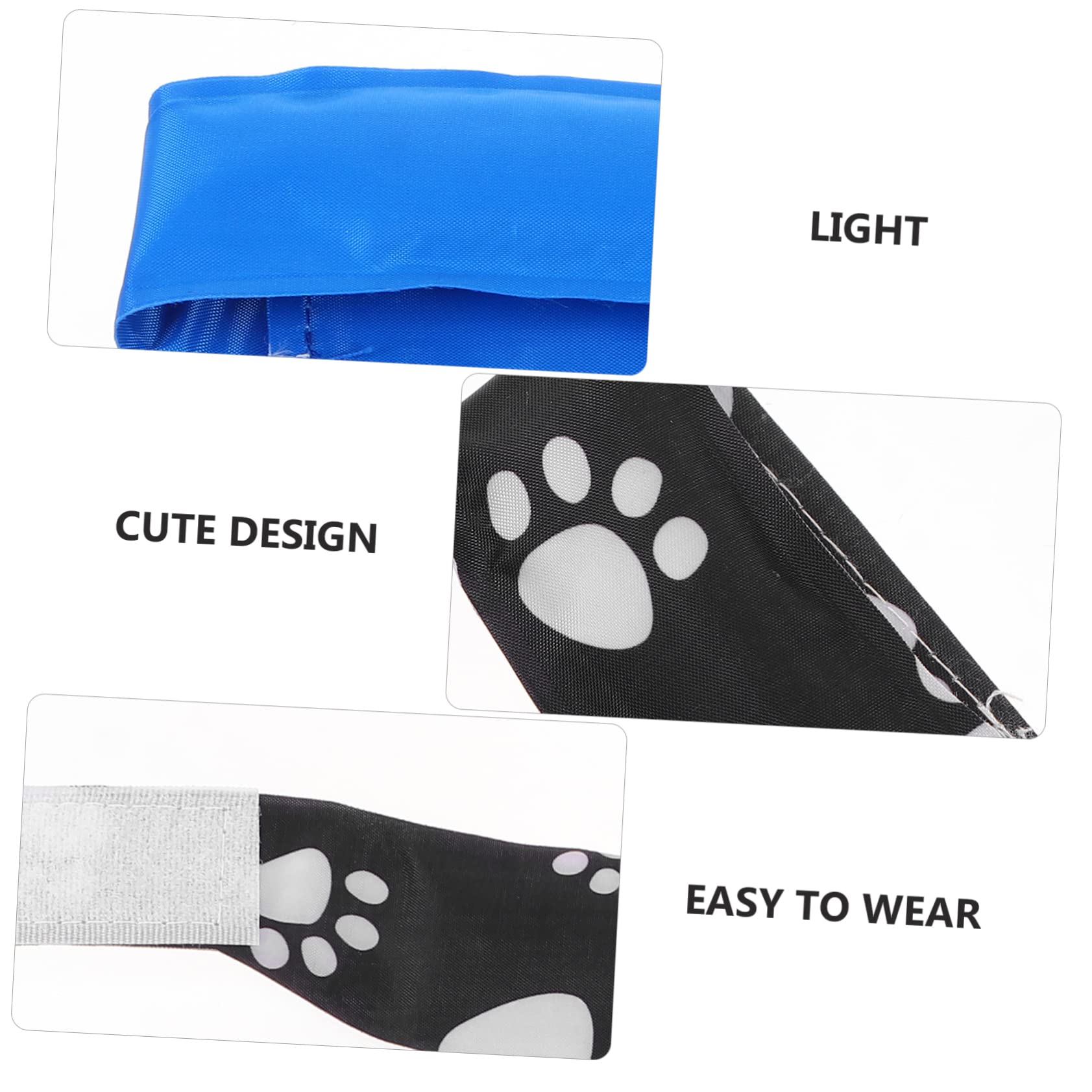 POPETPOP 6stücke Kühlhalsband Für Hunde Sommer-Bandana Mit Selbstkühlendem Material Für Angenehme Frische An Heißen Für Kleine Und Mittelgroße Haustiere