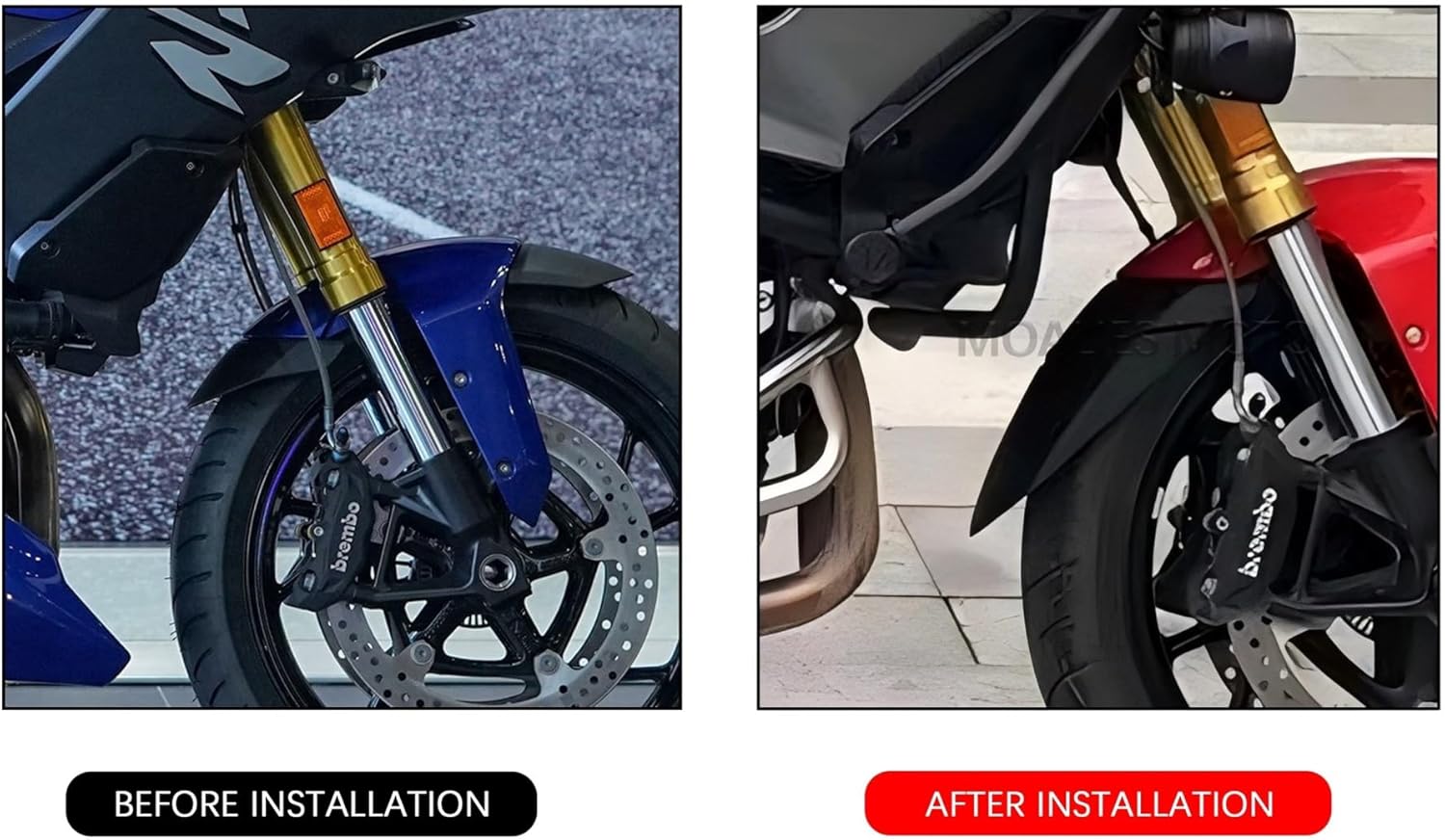 Fit for BMW F900XR for S1000XR Motorcycle Accessories Front Mudguard Motocycle Extension Engine Defense Mud Guard