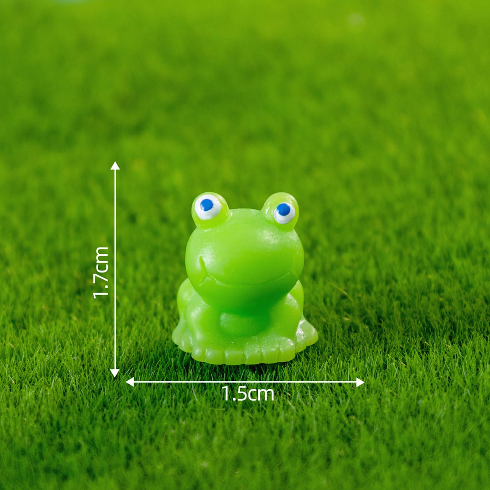 200 Stück Mini-Frösche Aus Kunststoff – Grüne Gartendekoration Für Terrarien, Feenmoos & Deko