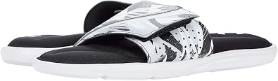 Under Armour Mens Ignite Vi Graphic Strap Slide Sandal, White 105/Black, 7 M US