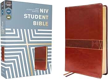 Amazon.com: NIV, Student Bible, Leathersoft, Brown, Comfort Print
