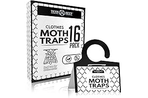 Clothing Moth Traps 16 Pack | Safe Non-Toxic Moth Traps for Clothes...