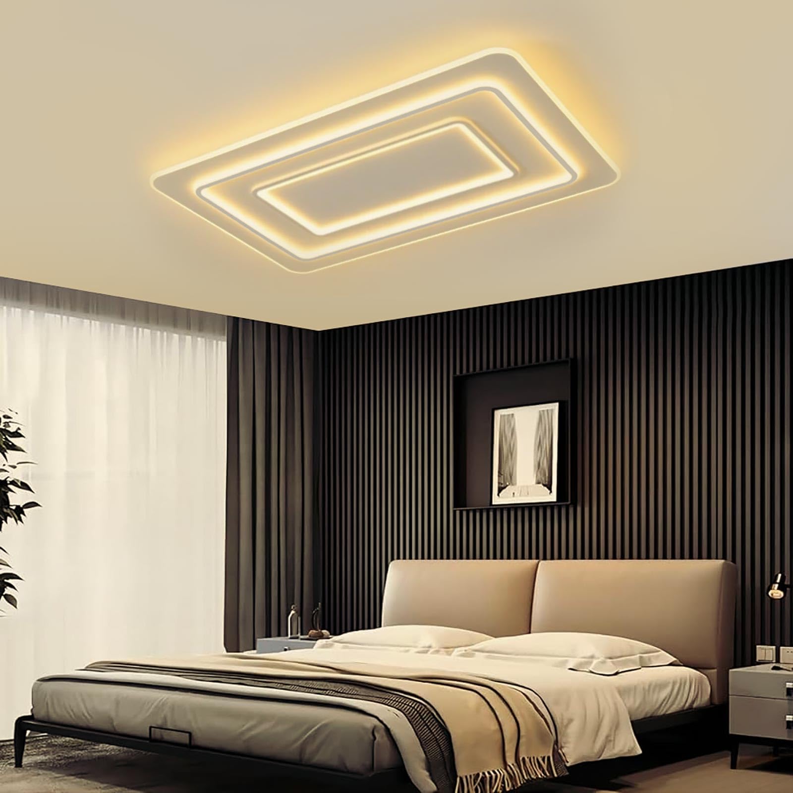 Plafoniera Moderna LED SMART 20W RGB CCT Lampada WiFi Multicolore Dimmerabile Smatphone Alexa Google Luce Colorata Soffitto Cameretta 230v 87529605