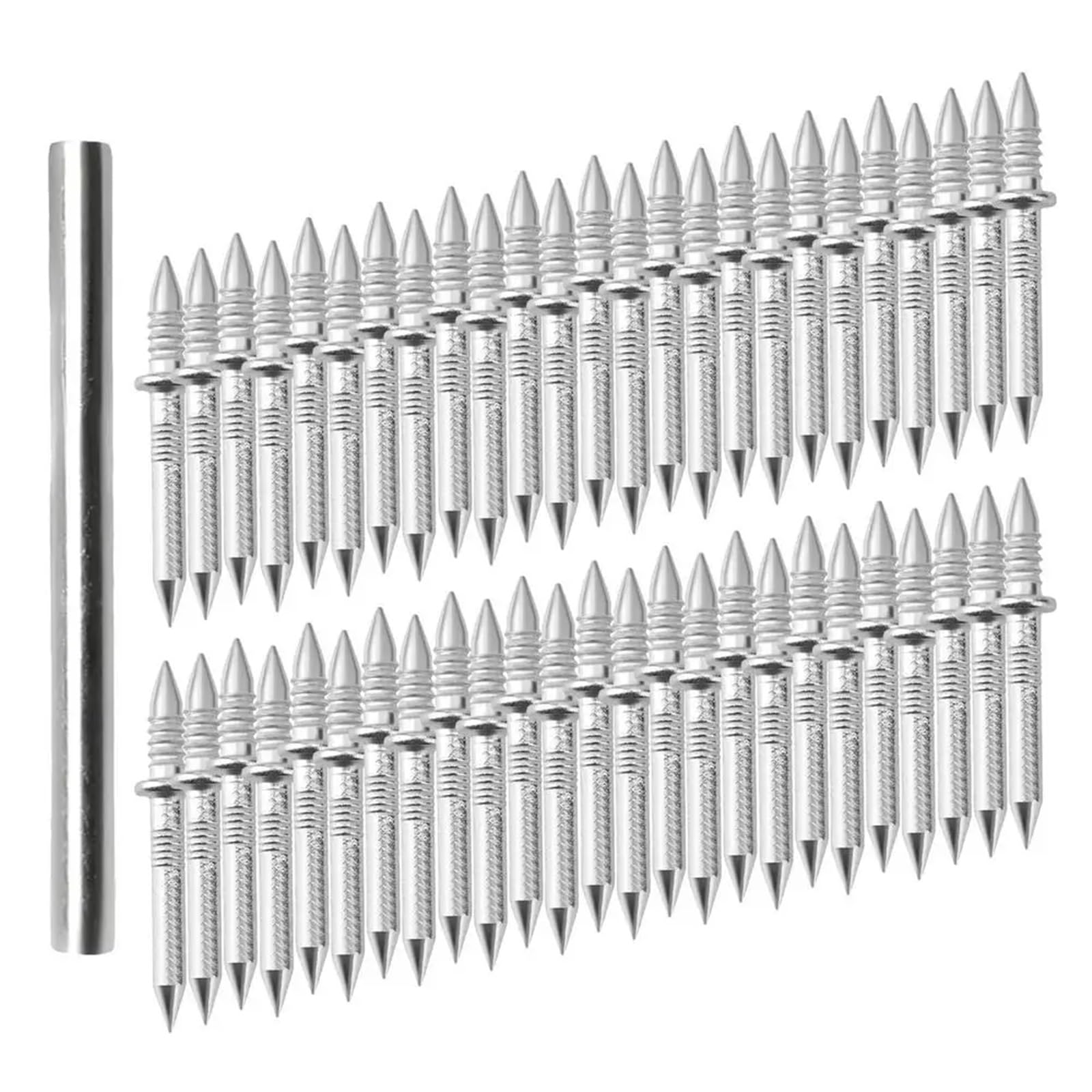 Yangshe 1000Pcs Double-Headed Nails For Skirting Lines, 500/800/ Invisible Baseboard Nails For Solid Wood