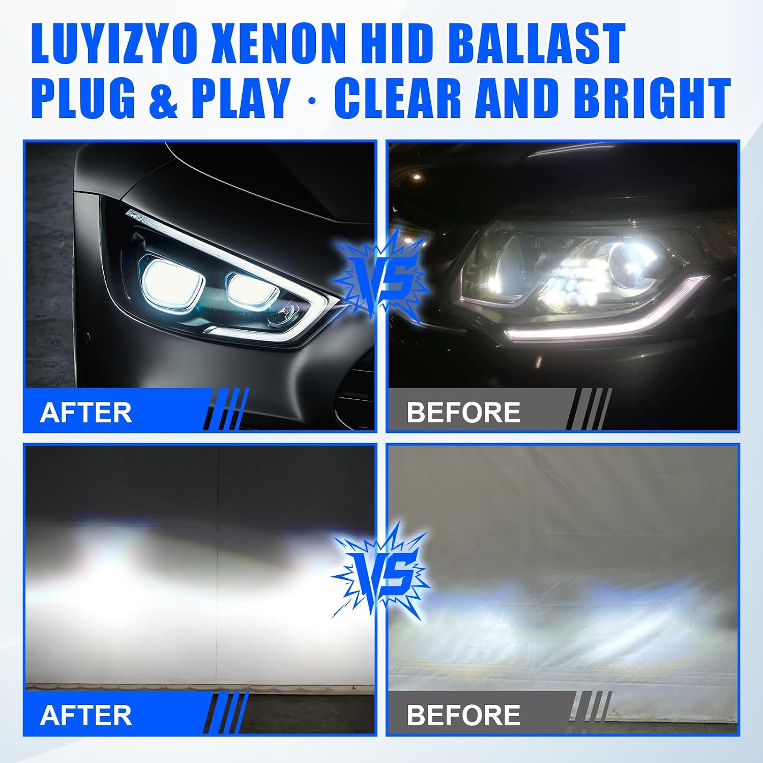 Xenon HID Ballast Kit with Igniter & D3S Bulb Fit for Chevy Suburban 14-20