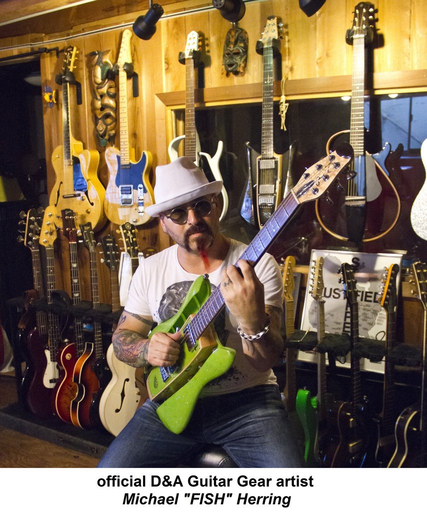 D&A Guitar Gear UCHWYT: Najbardziej wytrzymały na świecie profesjonalny uchwyt ścienny do gitary, metalowa konstrukcja, regulowany hak do wieszaka elektrycznego, akustycznego, basowego, łatwo