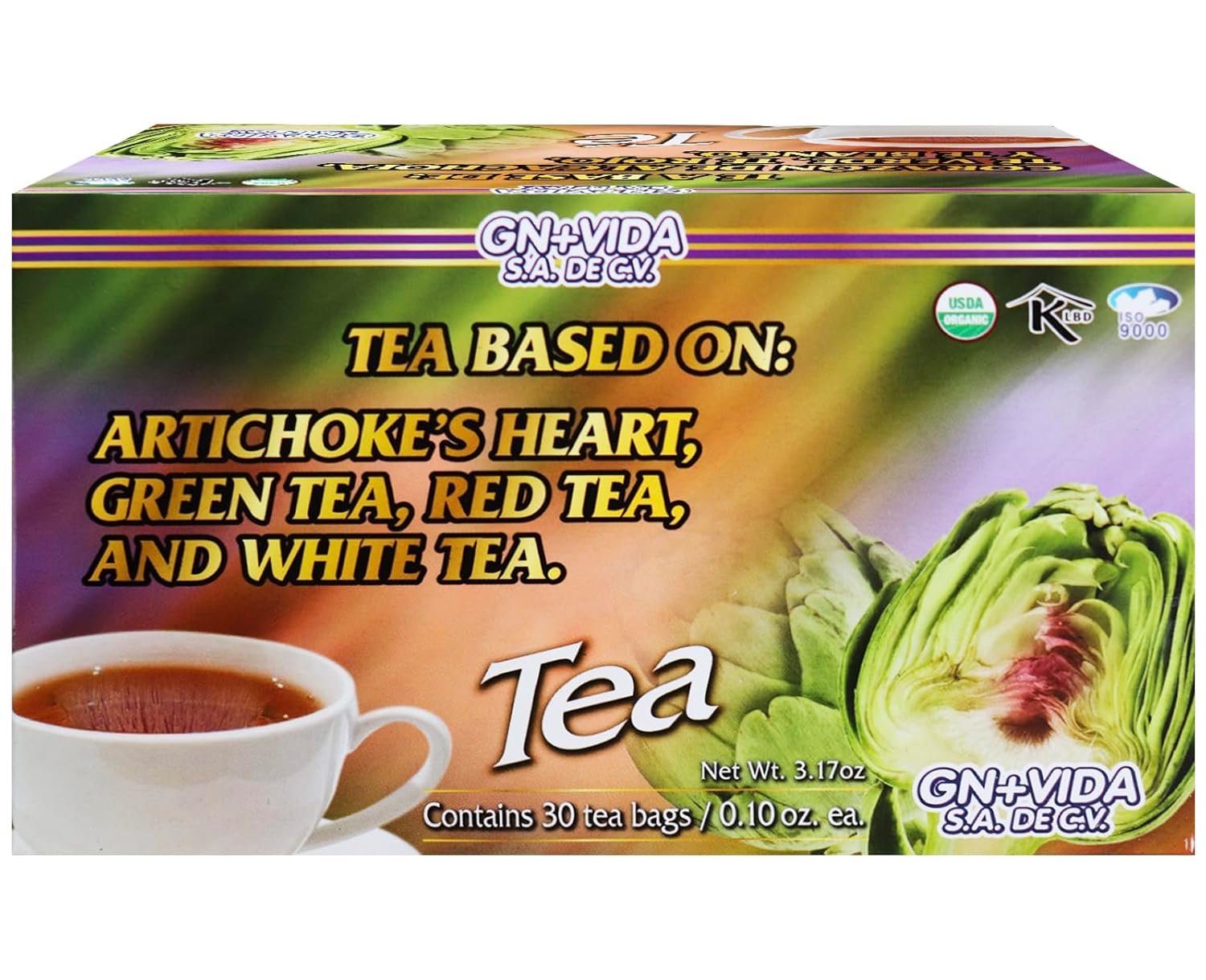 1 Box/Caja Alcachofivida Artichoke TEA- Box with 30 tea bags / Caja con 30 sobres de te - Image 4