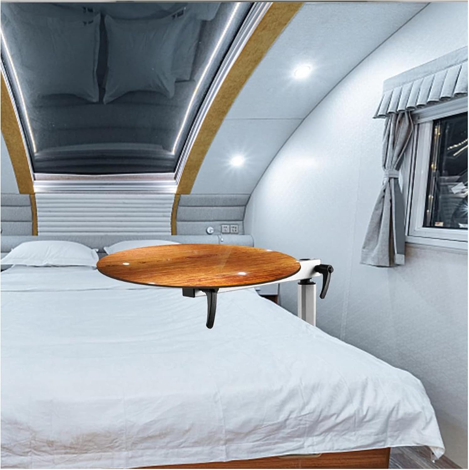RV Dinette Table Legs Adjustable,360 Degree Rotation Removable Pedestal Table Legsaluminum Telescoping Rv Accessories