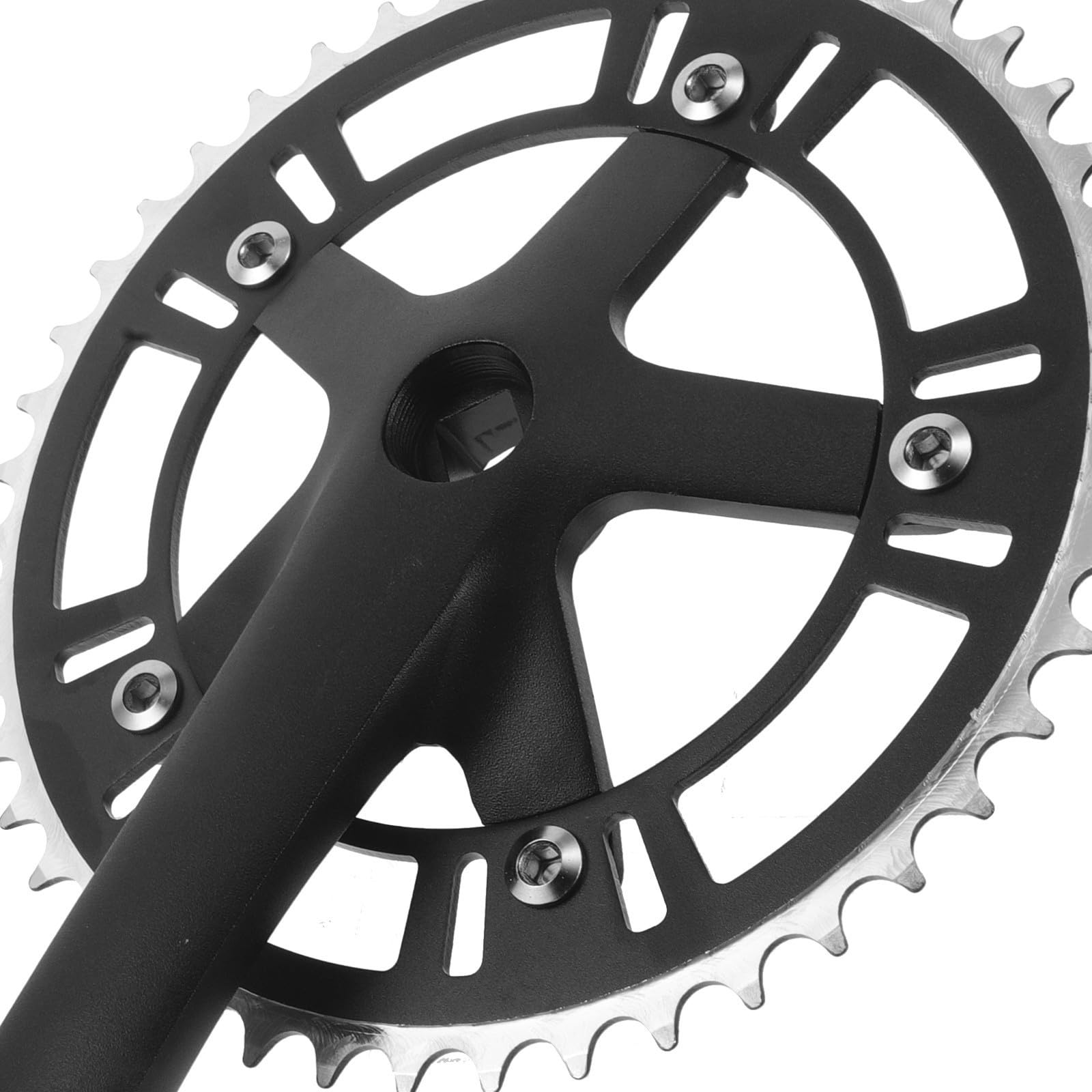 CANIGHT Juego de Bielas para Bicicleta de Montaña 46t 170mm Negro