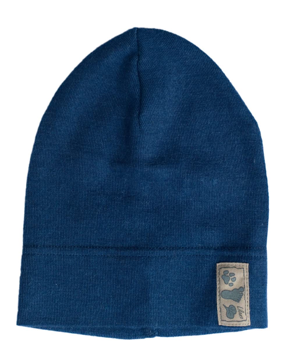 Lilano, Children's / Baby Beanie Hat, 70% Wool (kbT), 30% Silk, 210 g/m², navy, 2-4 Years