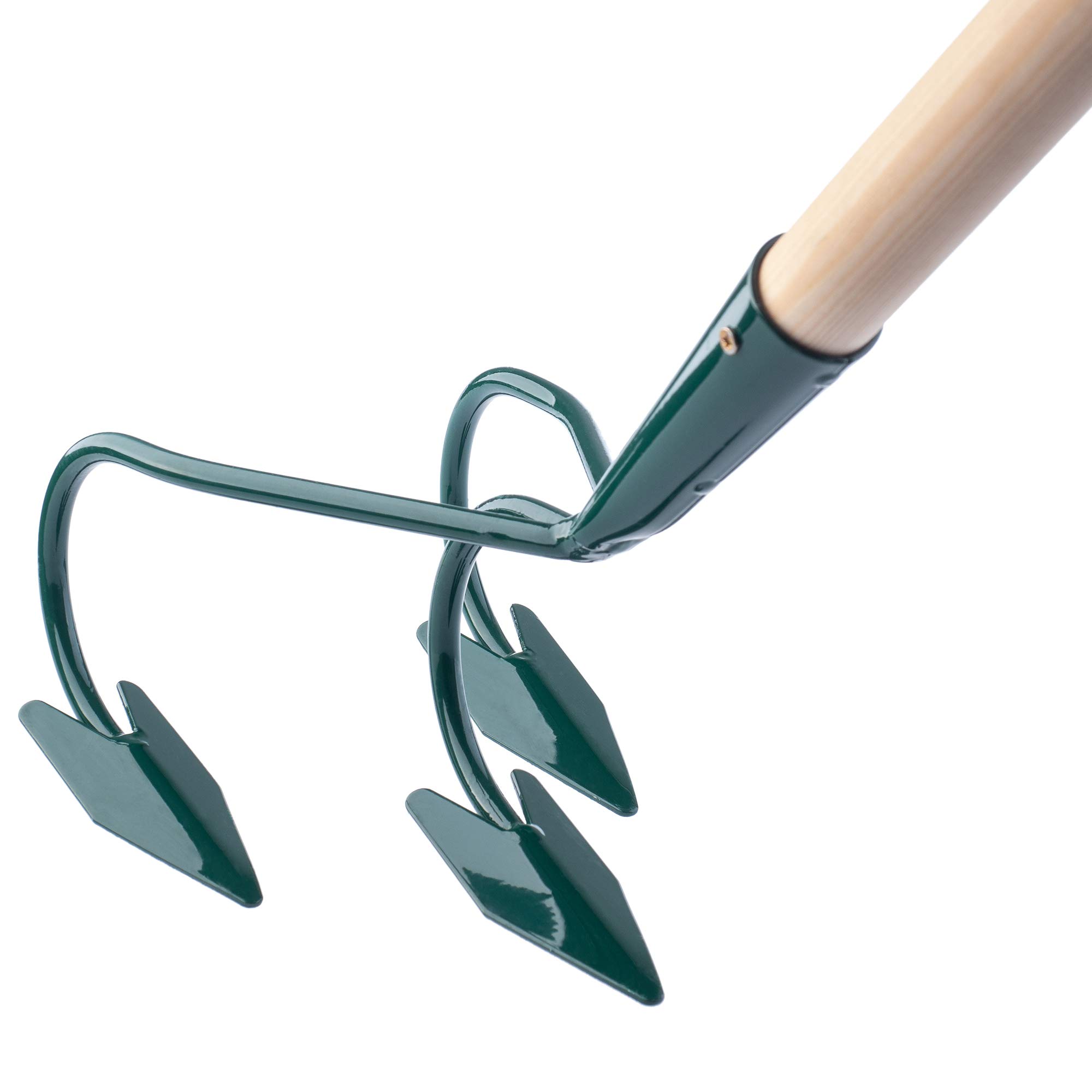 KADAX Cultivateur à main en métal Aérateur de sol - Râteau à fleurs - Accessoire de jardin