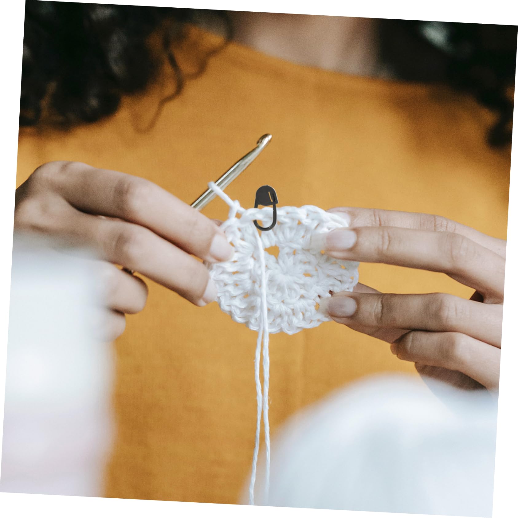 2piezas Marcadores De Costura Resistentes Al Cajas De Clips De Bloqueo Para Tejer y Crochet De Costura y Accesorios De Manualidades