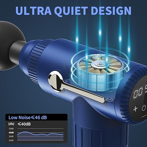 Miniatura 5 de Sejoy Pistola de masaje, mini masajeador de tejido profundo, pistola masajeadora portátil de percusión muscular para atletas, masajeador eléctrico