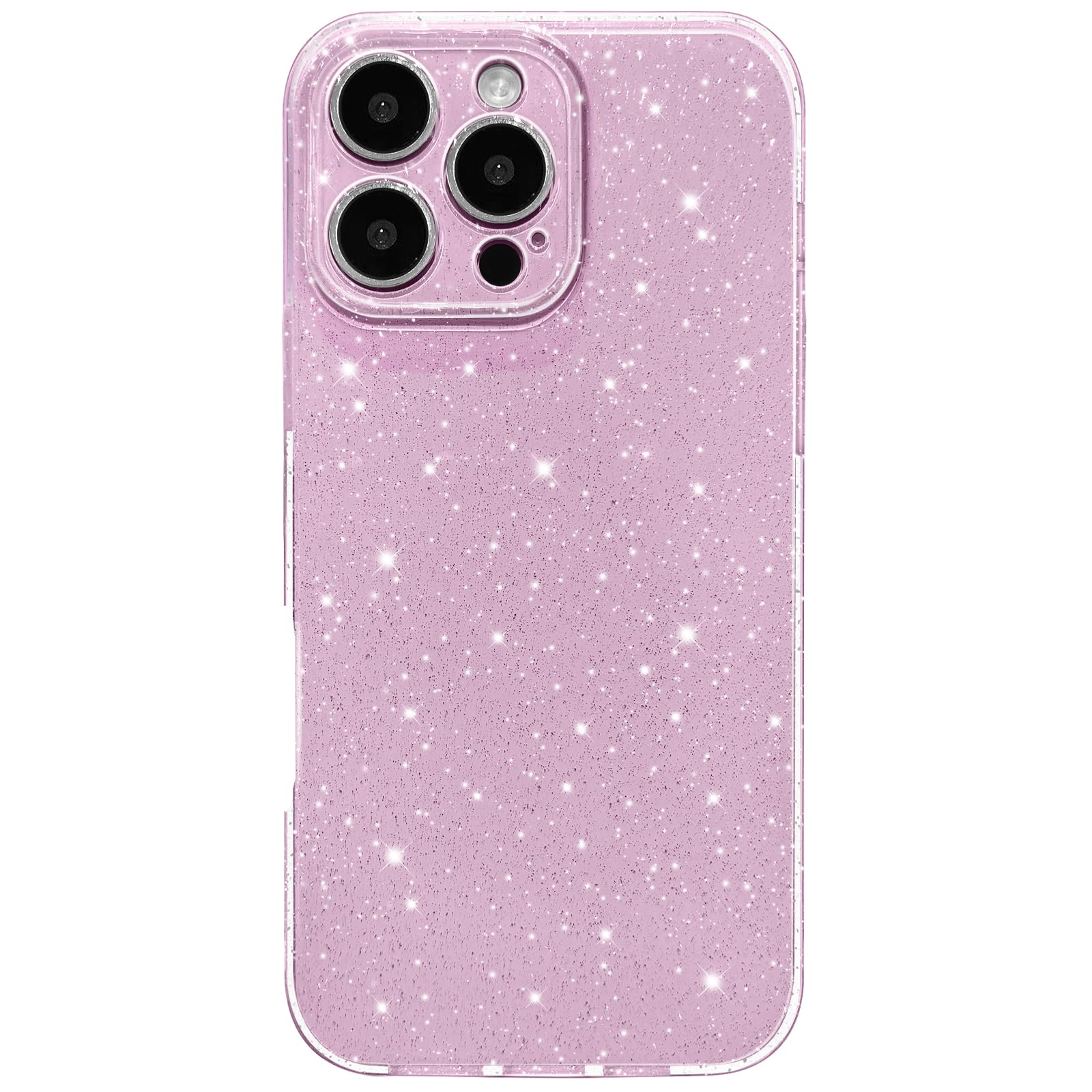 Photo 1 of Hython iPhone 16 Pro Max Case - Glitter, Sparkle, Thin Slim Fit TPU