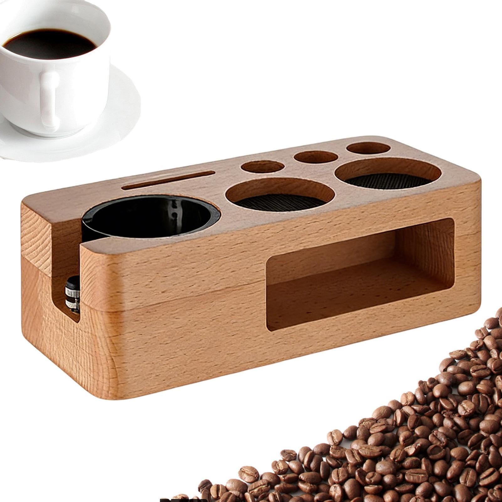 Station zum Stampfen von Espresso Rutschfeste Espresso Organizer Station | Organizer Station für Kaffeezubehör für Wohnheim Küche Wohnung Esszimmer Bar