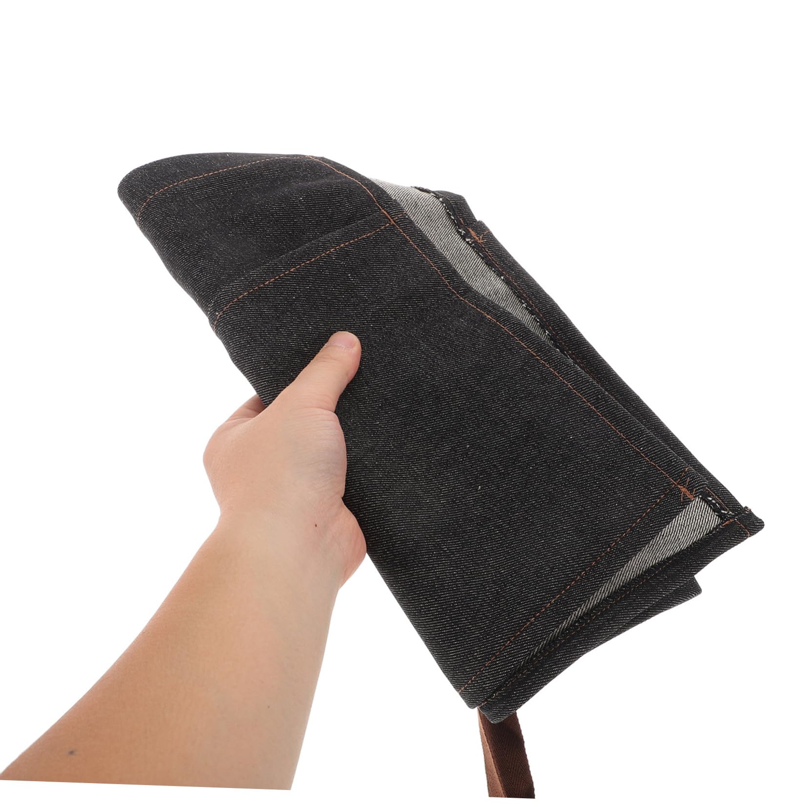 2 Pezzi Grembiuli da Cameriere in Jeans con Grembiule da Vita Corto in Denim per Uomo Donna Regolabile per Ristorante Cucina Bbq