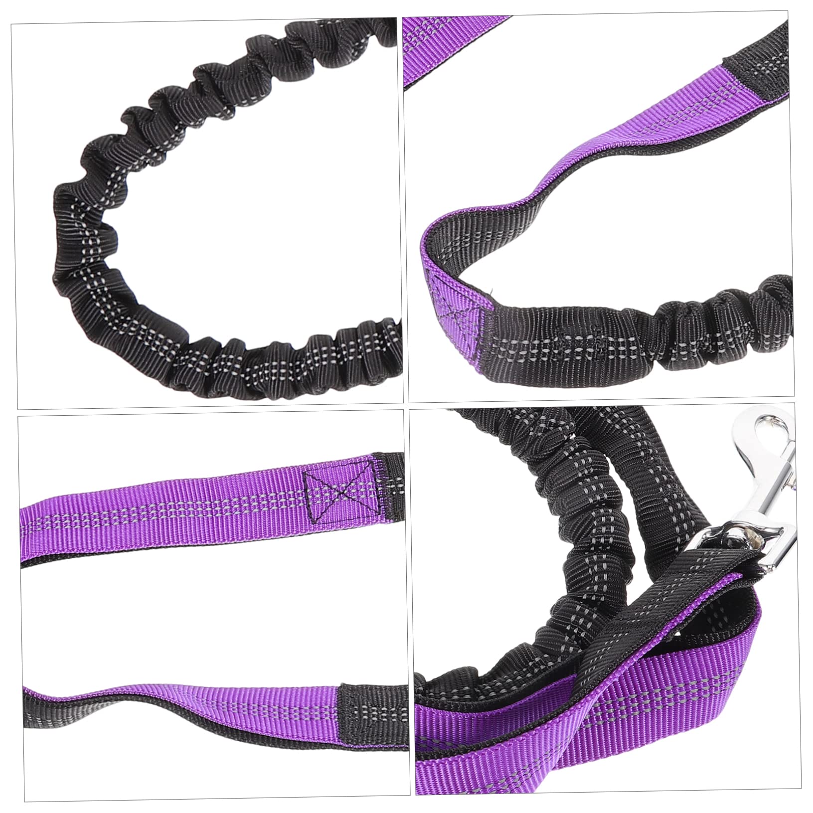 SUPVOX 2 Pz Guinzaglio Per Animali Domestici Guinzaglio Per Gatti All'aperto Guinzaglio Per Cani Con Corda Da Arrampicata Guinzaglio Di Controllo Del Cane Metallo Viola,porpora