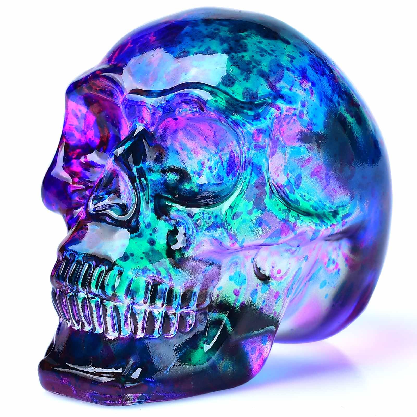 Amazon.com: FZBHRO Crystal Skull Head Statues Skull