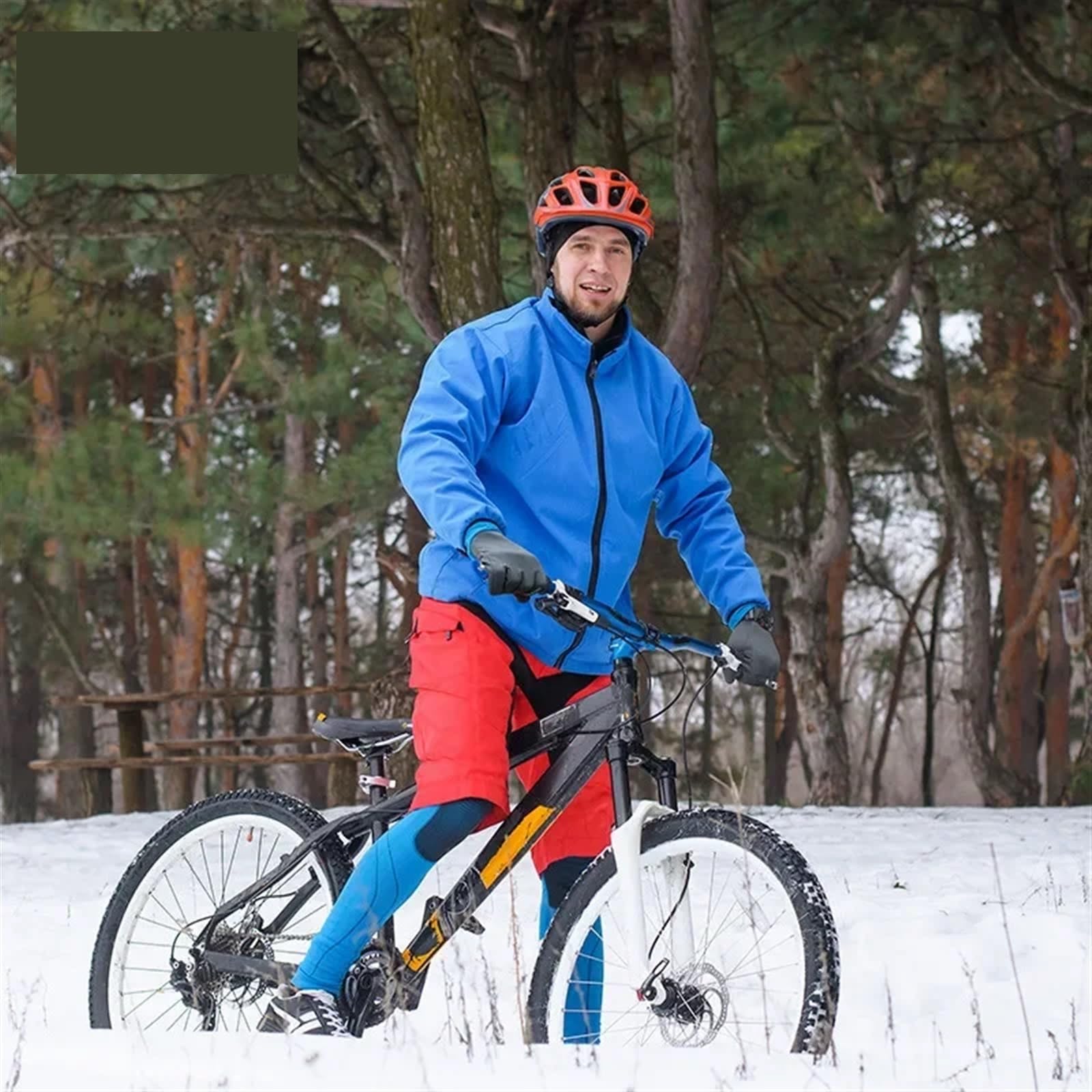 Winter Fahrradhandschuhe Winter Radfahren Handschuhe Winter Sport Handschuhe Rutschfeste Warm Halten Radfahren Voll Finger Handschuhe Camping Fahrrad Wandern Skifahren Handschuhe Fahrradhandschuhe Für