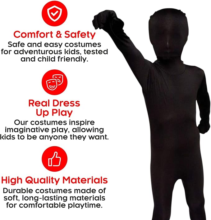 Disfraz Morphsuits para niños, traje de cuerpo completo miniatura 3