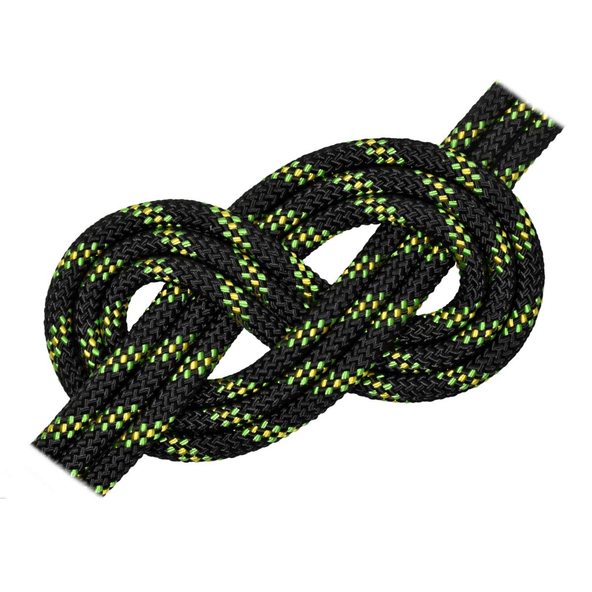 Corderie Italiane 006082279 Doppia treccia skipper fantasy alta tenacità, nera, 8 mm - 30 metri