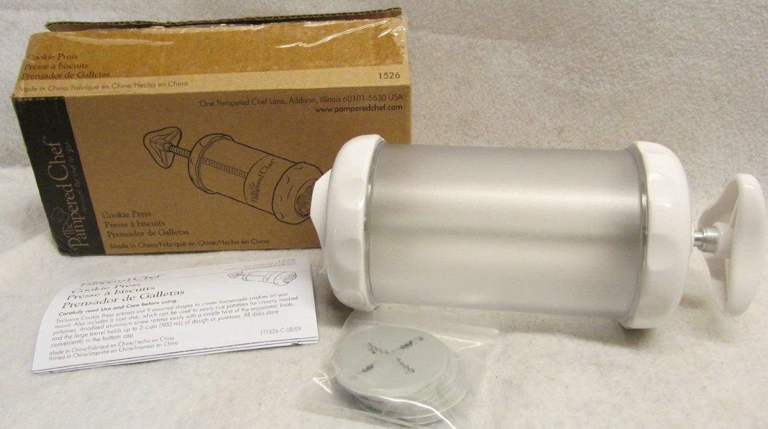 Pampered Chef Cookie Press Amazon.co.uk Home & Kitchen