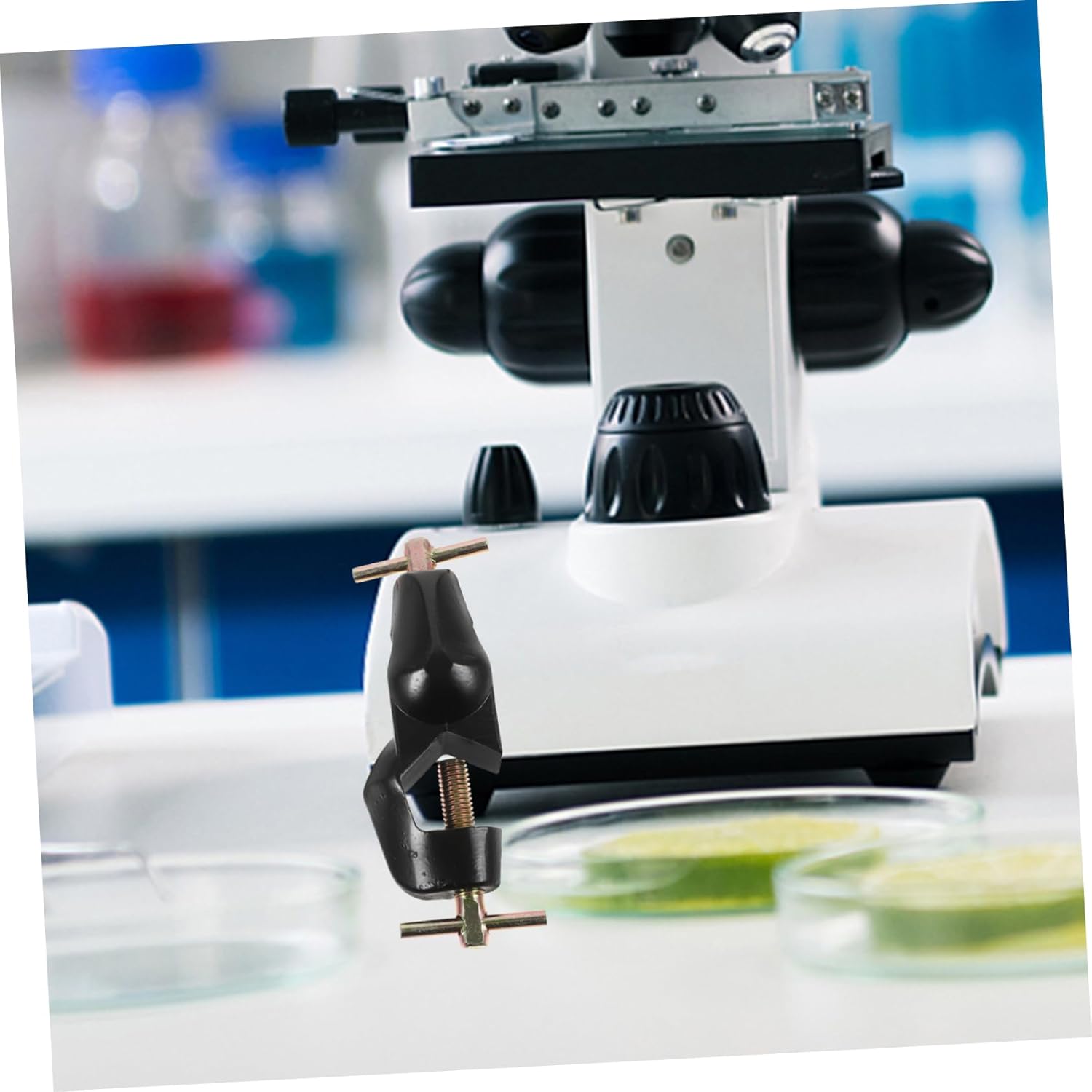 8pcs Cross Clamps for Laboratory Use Heavy Duty Clip Holders Secure Grip Support for Lab Stands and Research Institutes