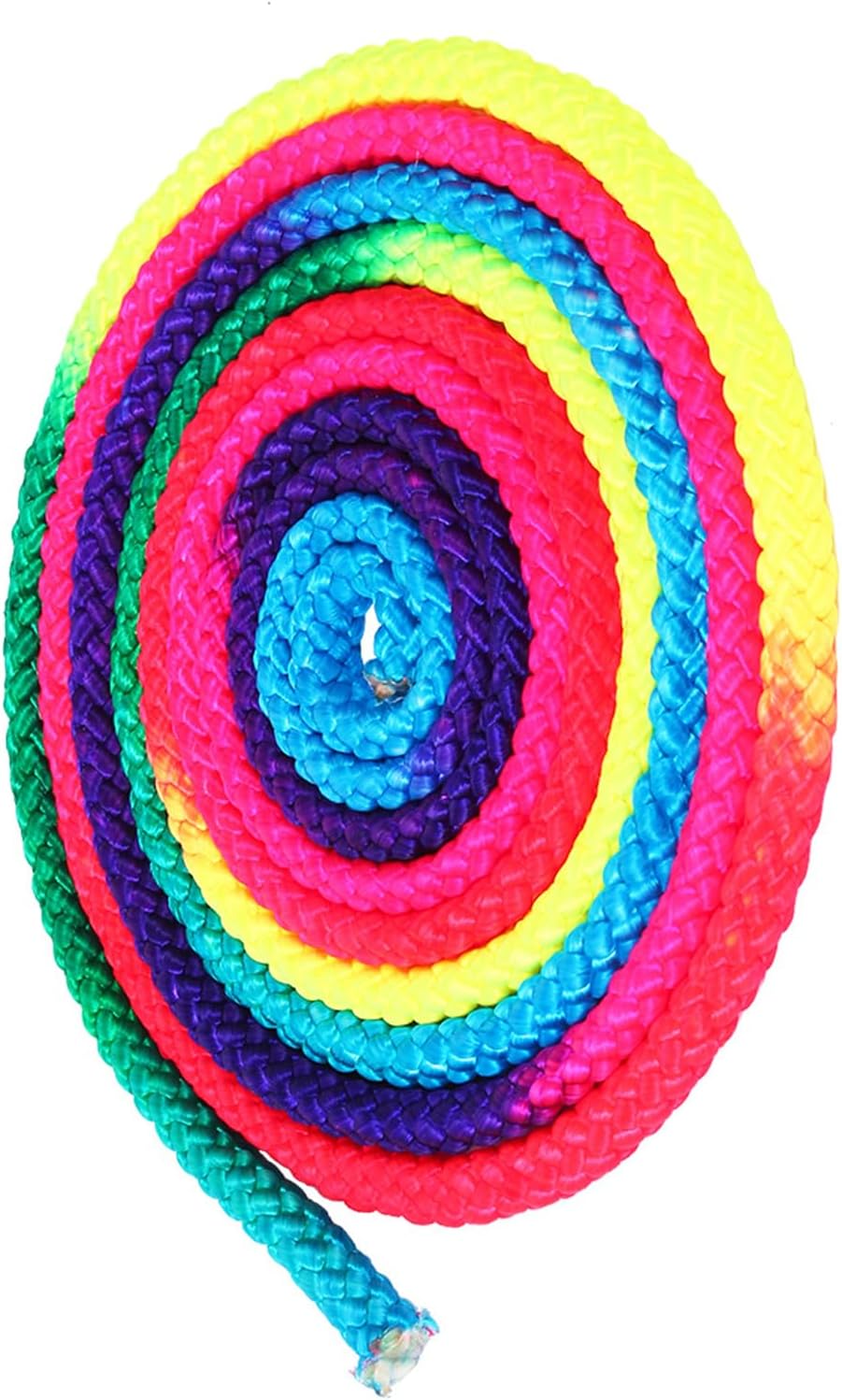 Gymnastics Rope, Rhythmic Gymnastic Skipping Rope Rainbow Color Sports Training Jump Ropes for Competition Arts Home Exercise Fitness