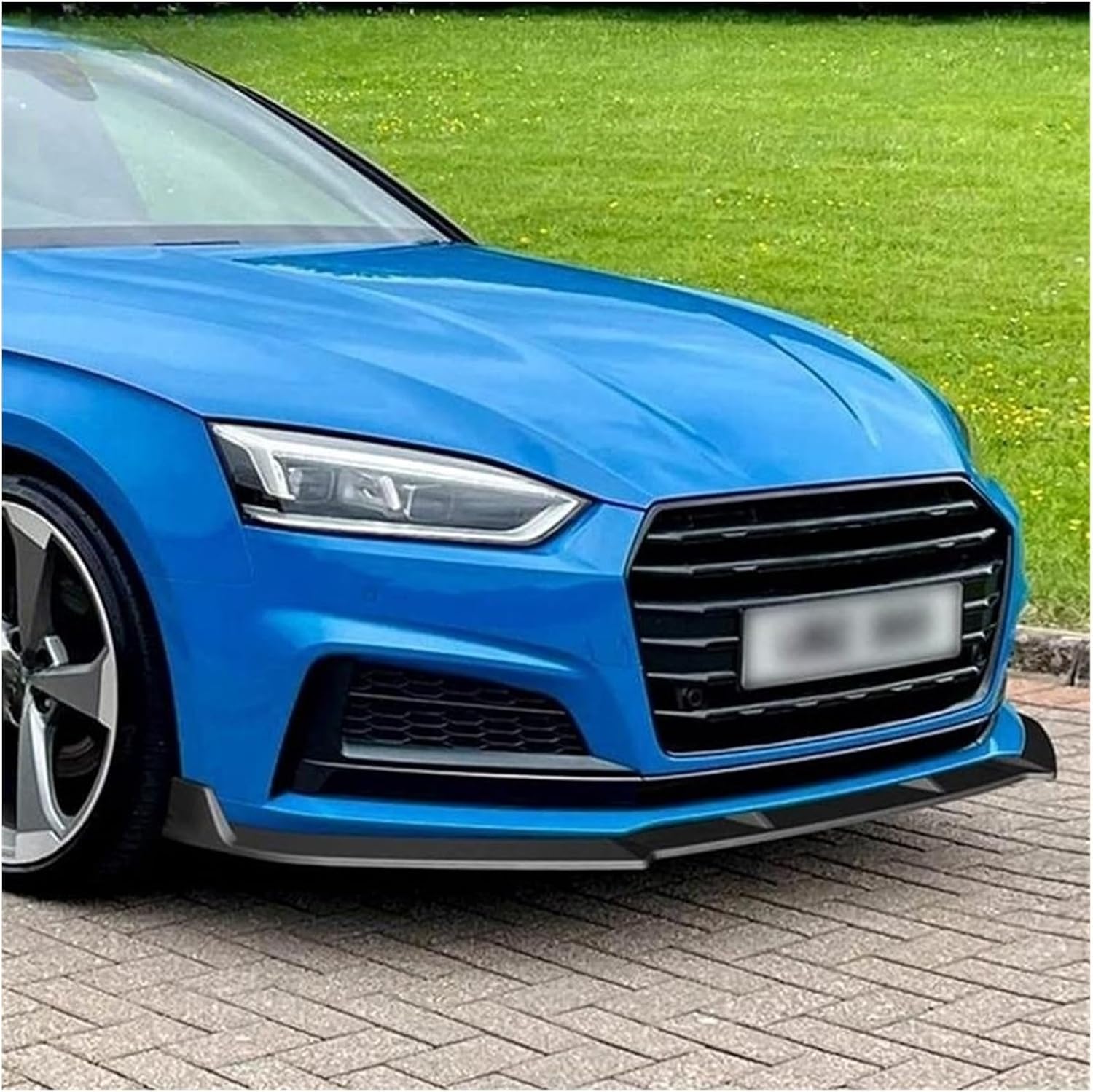 車のフロントバンパースプリッターリップディフューザーボディキットスポイラーガードアウディ A5 【カーボディキットフロントバンパーカーバンパーバンパーブ】 スポーツバッククー