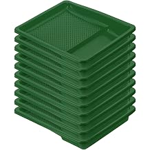 Bates- Paint Tray Liner, 9 Inch, 10 pcs, Green Paint Pans Trays, Plastic Paint Tray, Roller Tray Liners