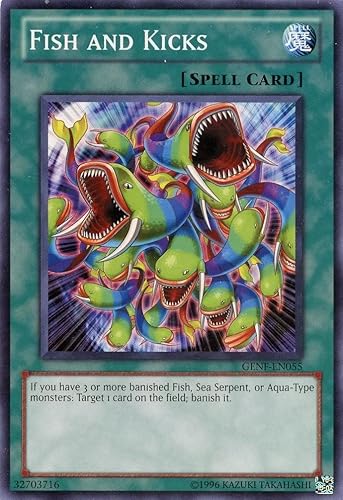 Yu-Gi-Oh! - Fish and Kicks (GENF-EN055) - Generation Force - Edición ilimitada - Común disponible en Yaxa Guatemala