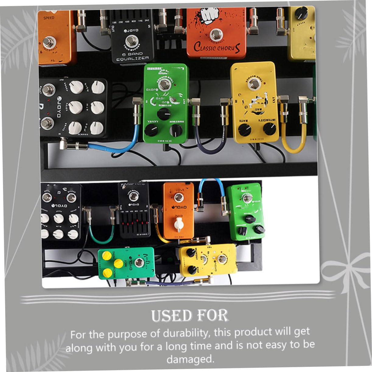 Amazon | ULTECHNOVO 1セットエフェクター支架 ギターエフェクター